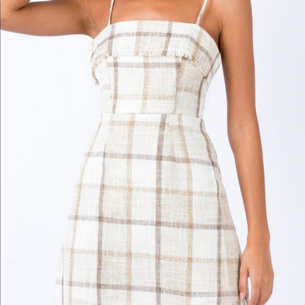 Casdy beige princess Polly mini dress